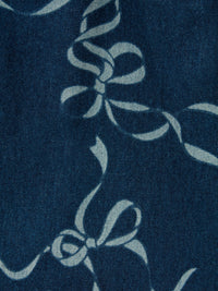 MINI JUPE ÉVASÉE EN JEAN - Bleu Foncé