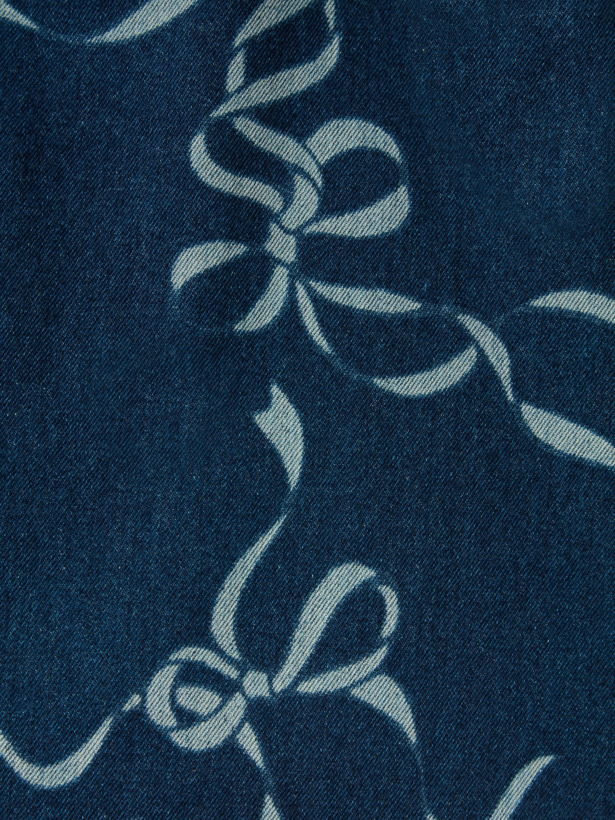 MINI JUPE ÉVASÉE EN JEAN - Bleu Foncé