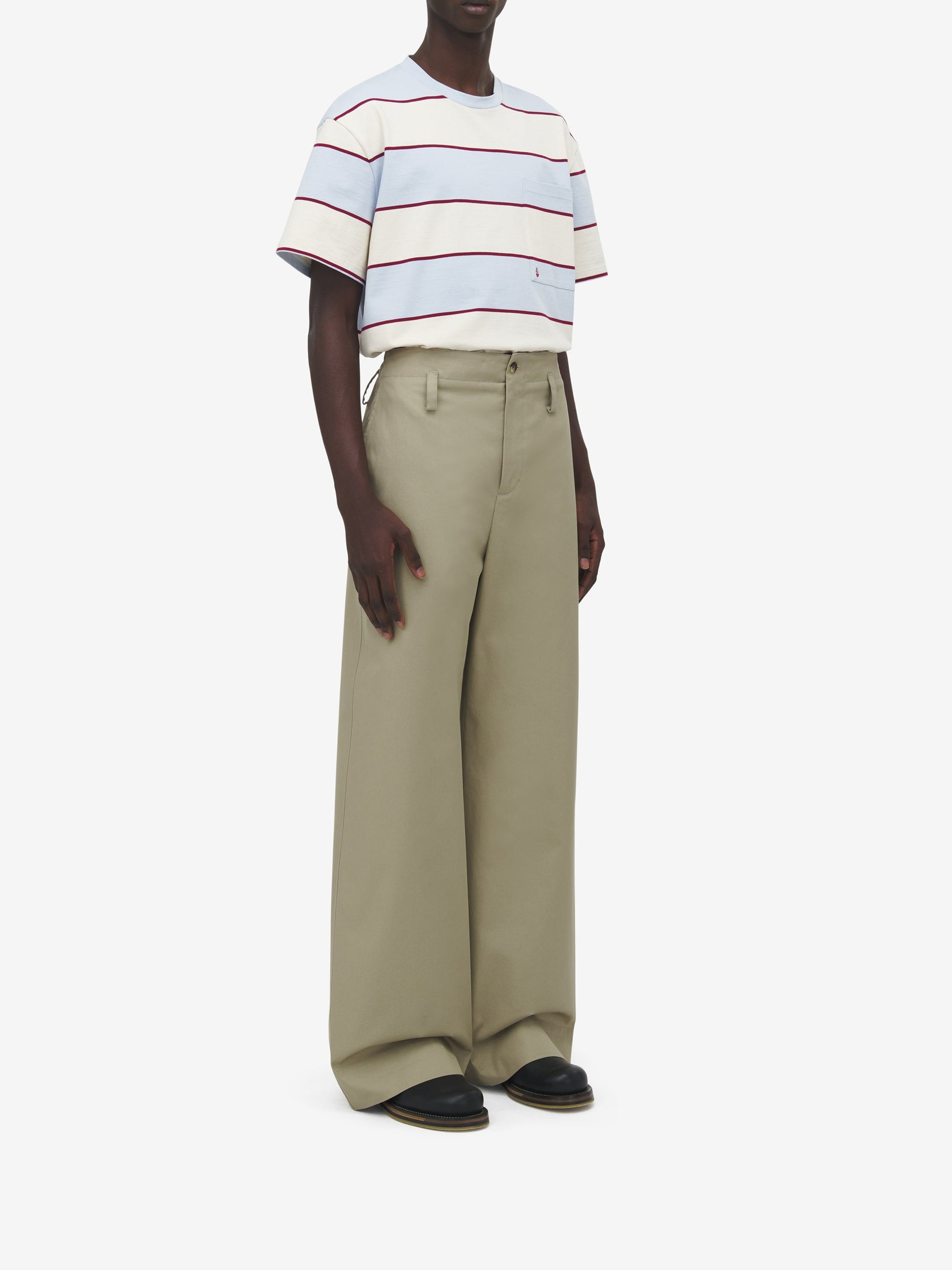 Pantalon chino en laine - Beige