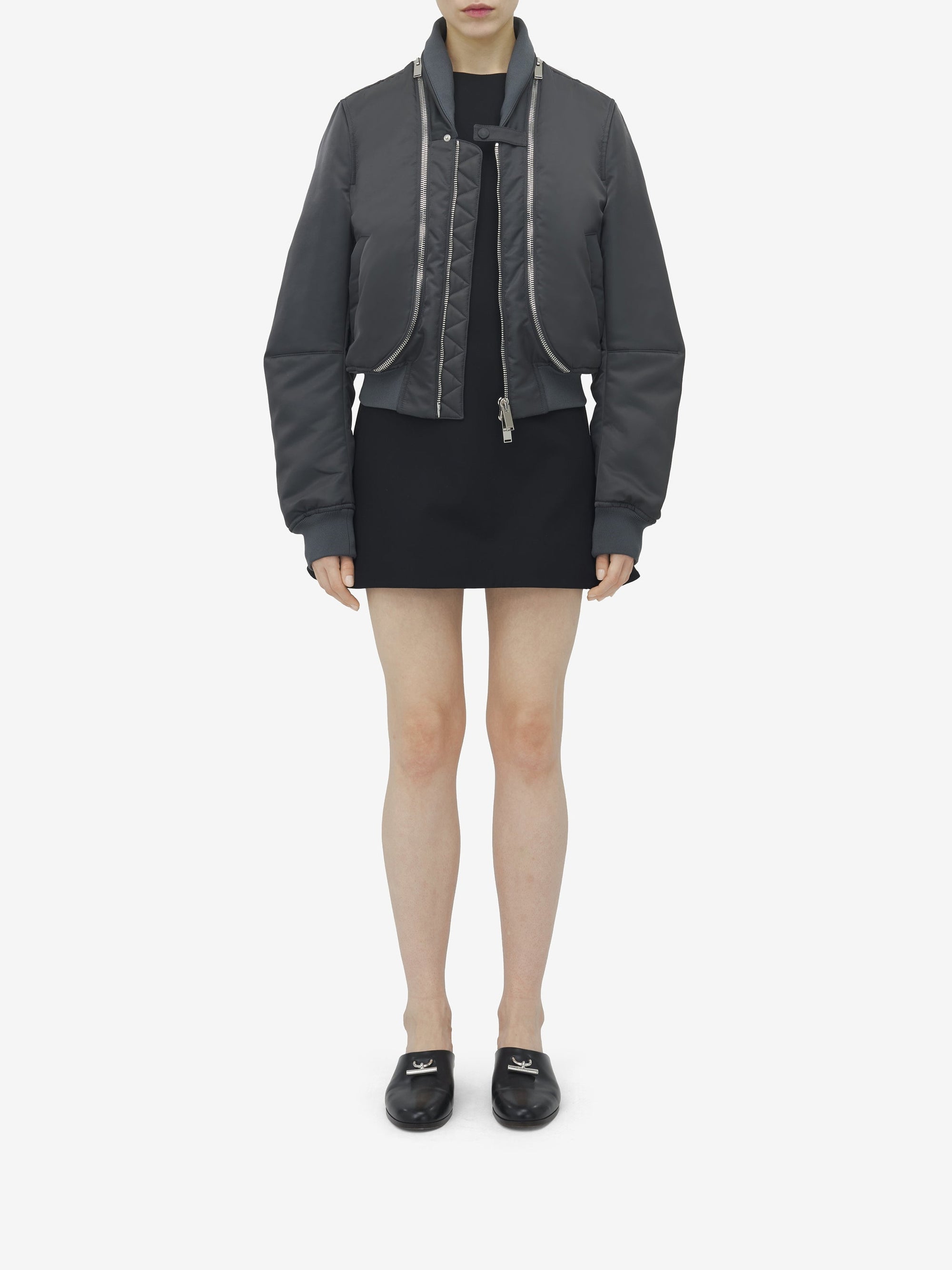 Veste bomber avec poches - Grey