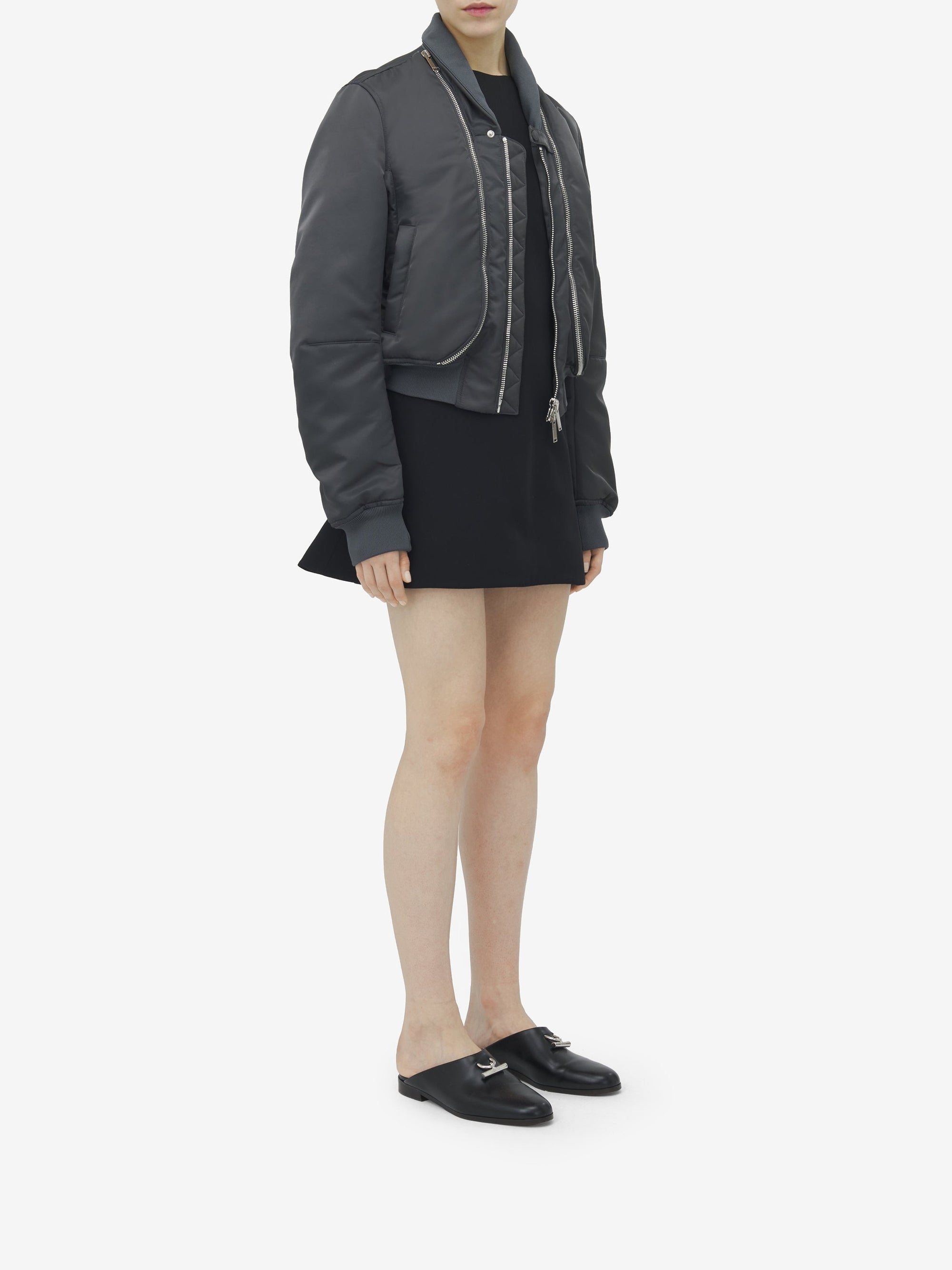 Veste bomber avec poches - Grey