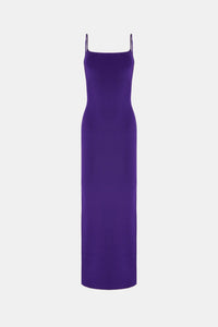 Robe midi Bella à dos nu - Purple