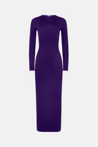 Robe longue Vega Globe Chain - Purple