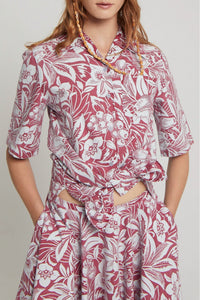 Blouse Rick à manches 3/4 - Pink