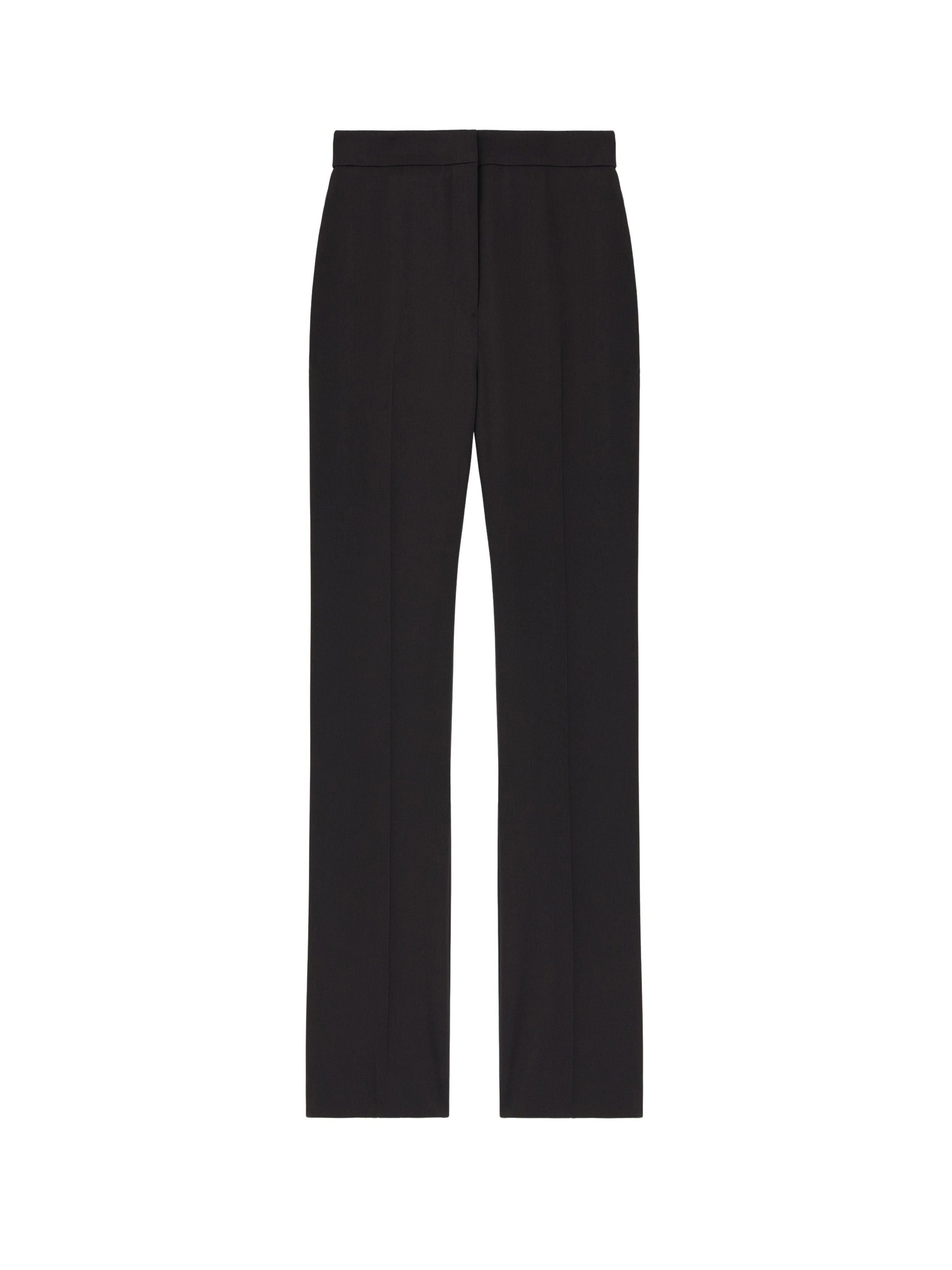 Pantalon slim en laine - Dark Brown