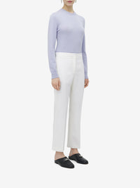 Pantalon slim en laine - Ivory