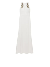 Robe sans manches avec broderie - Light Ivory