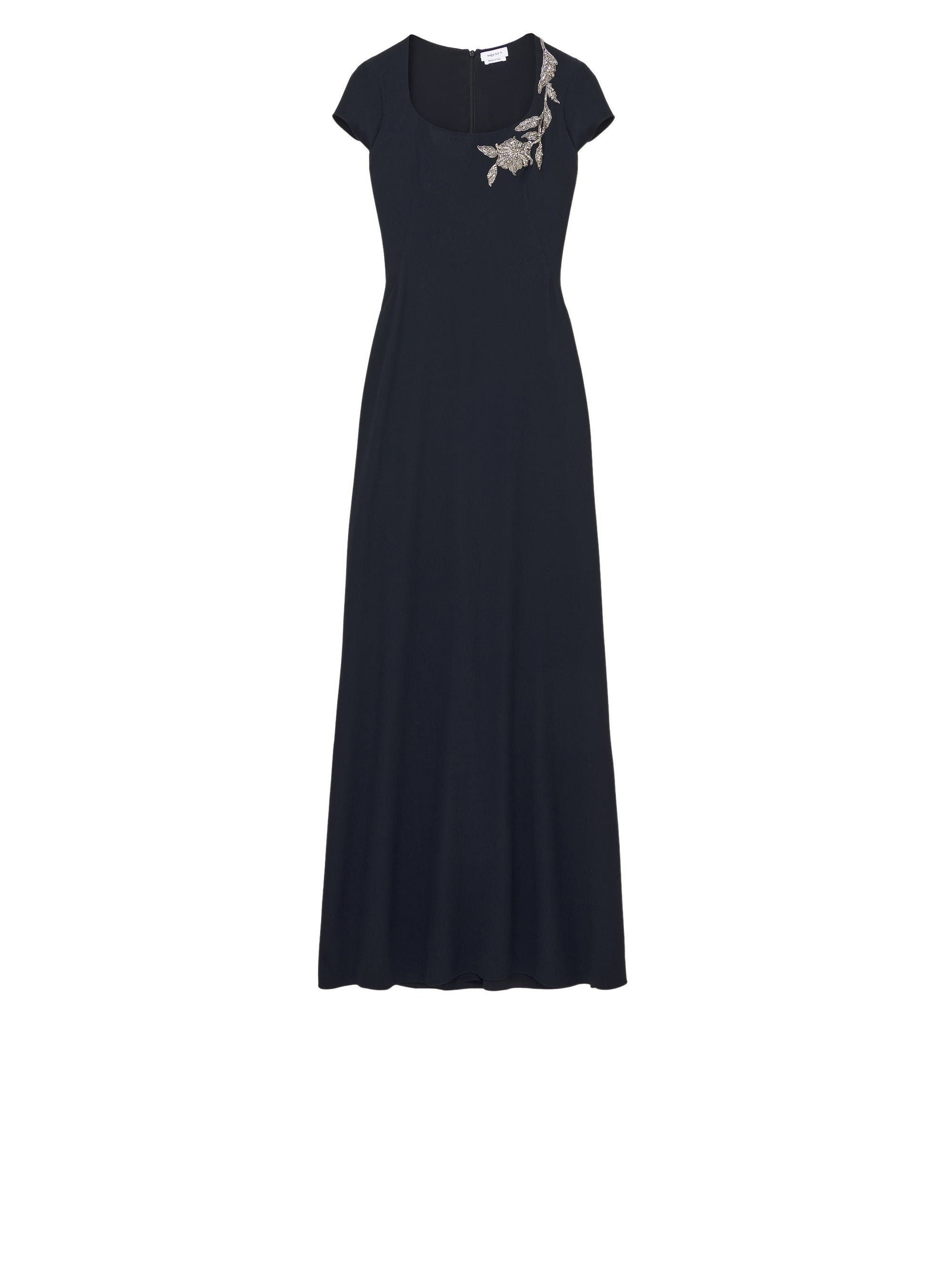 Robe avec broderie - Black