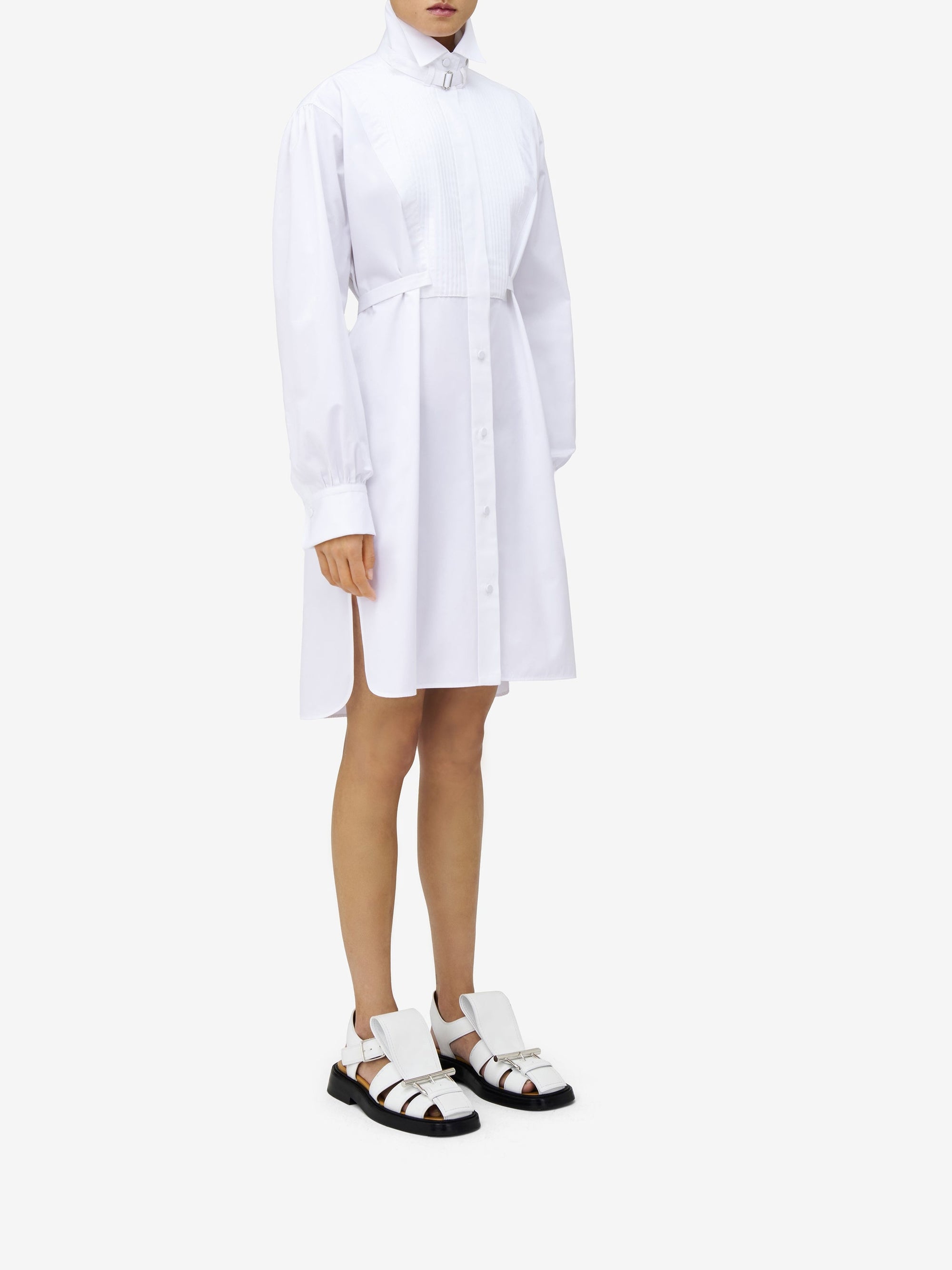 Robe chemise oversize - Optical White