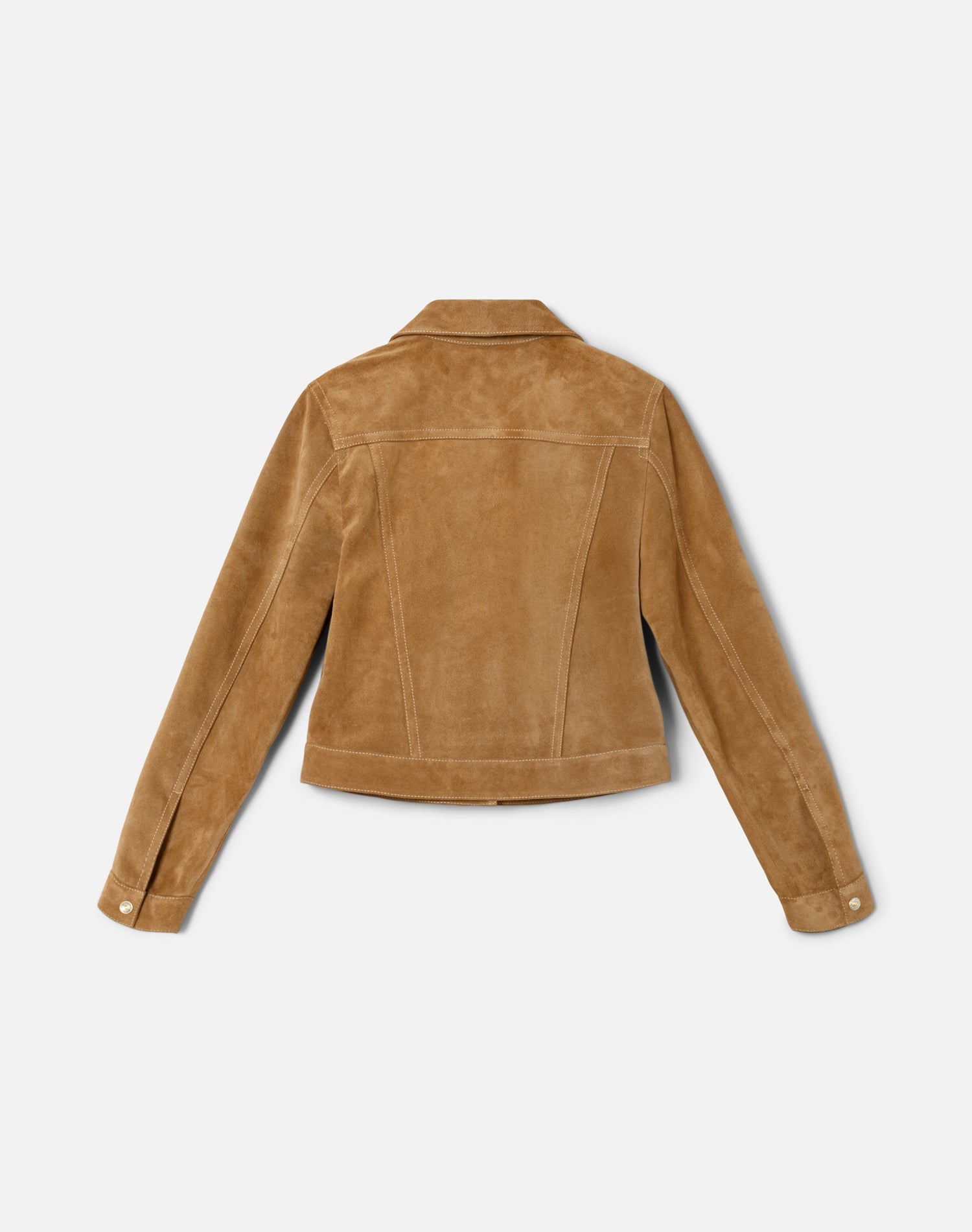 Baby Trucker leather jacket - Tobacco