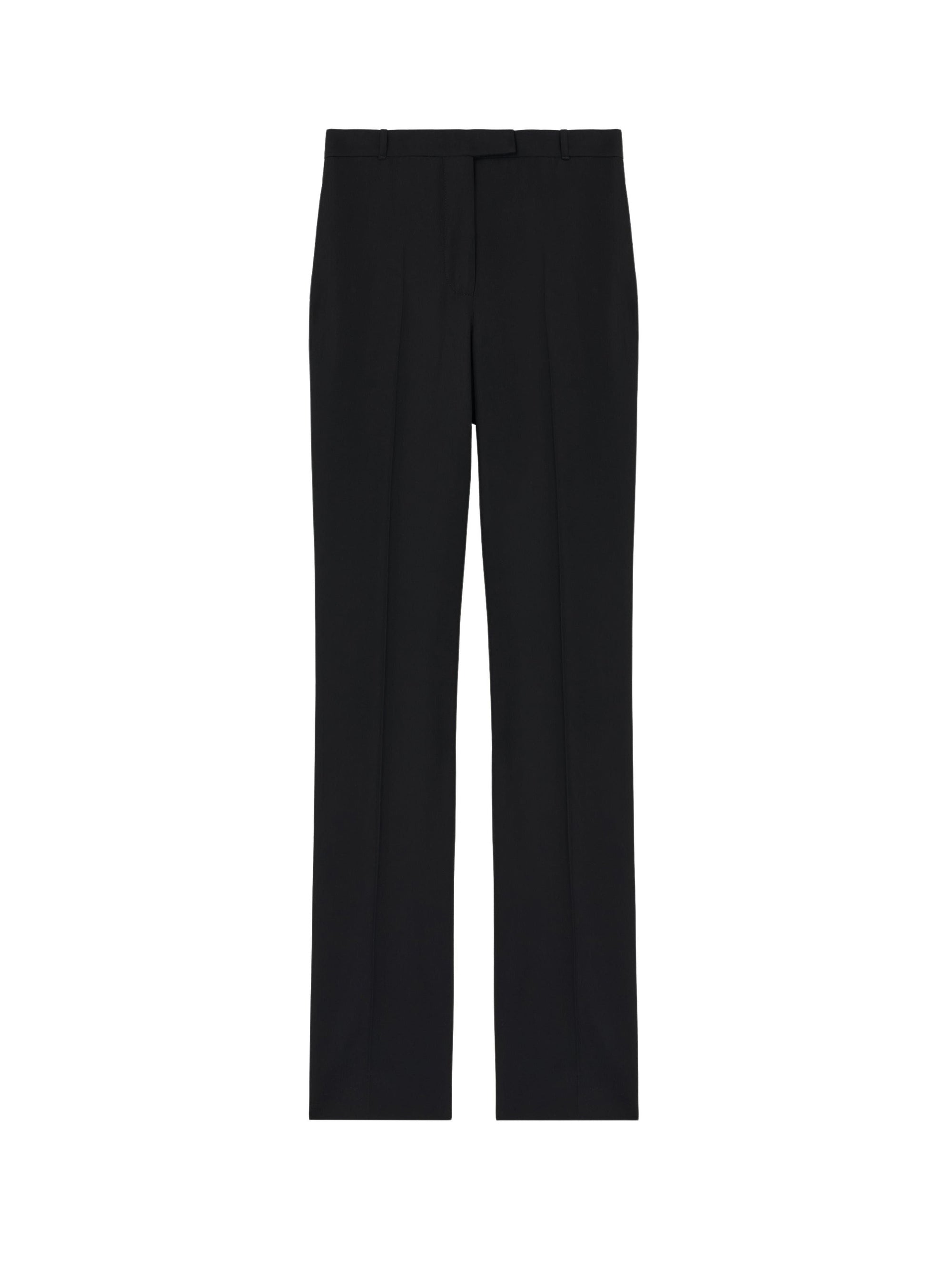 Pantalon avec poches en laine - Black