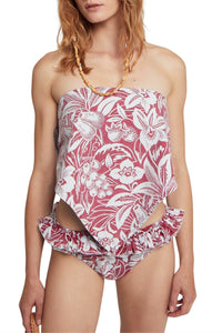 Bas de bikini Frilly  - Pink