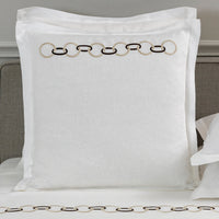 LINKS EMBROIDERY PURE LINENS / TAIE D'OREILLER