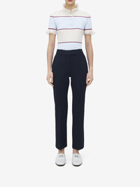 Pantalon avec poches en laine - Navy