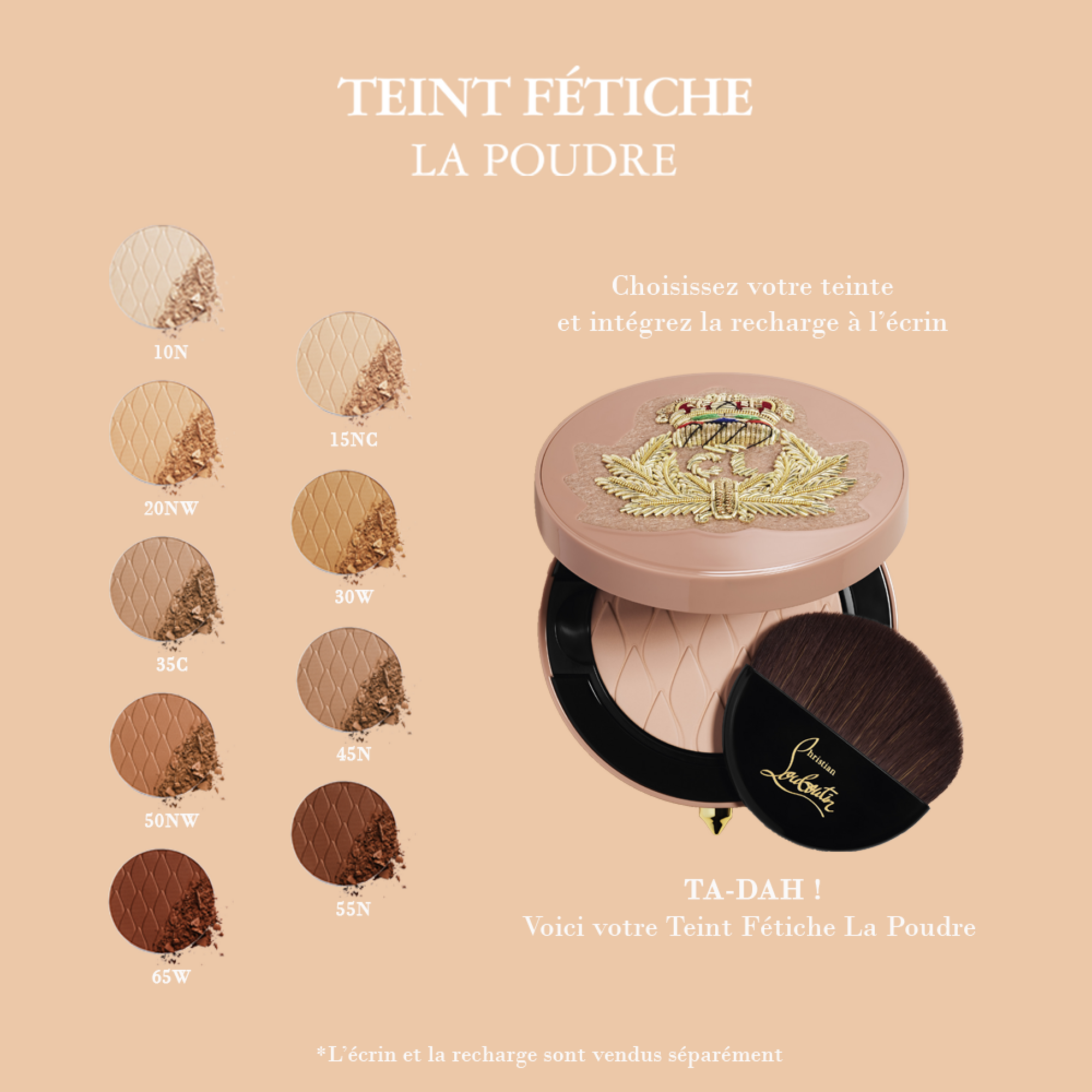 Écrin Teint Fétiche La Poudre rechargeable - Nude