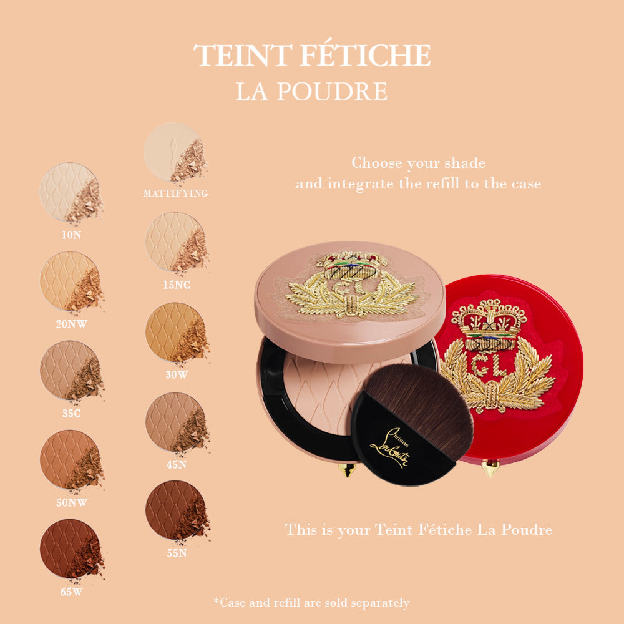 Teint Fétiche La Poudre Blushed Nude powder refill - Blushed Nude 35C