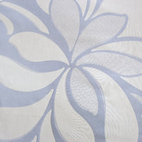 Lotus flower pillowcase, cotton - Opal Blue & Milk