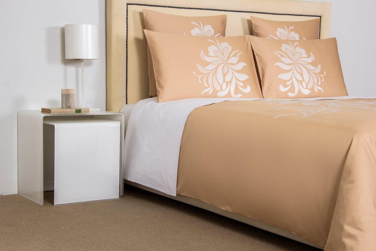 LOTUS FLOWER / STANDARD PARURE HOUSSE DE COUETTE AVEC 2 TAIE D'OREILLER 51X71