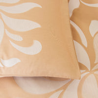 Duvet cover Lotus flower in cotton - Sandstone & Milk