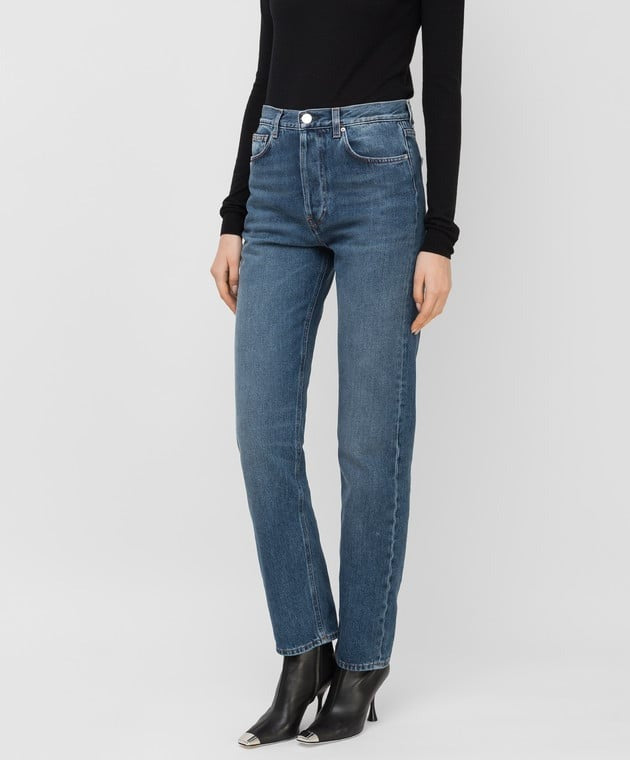 Pantalon ample en denim - Washed Blue