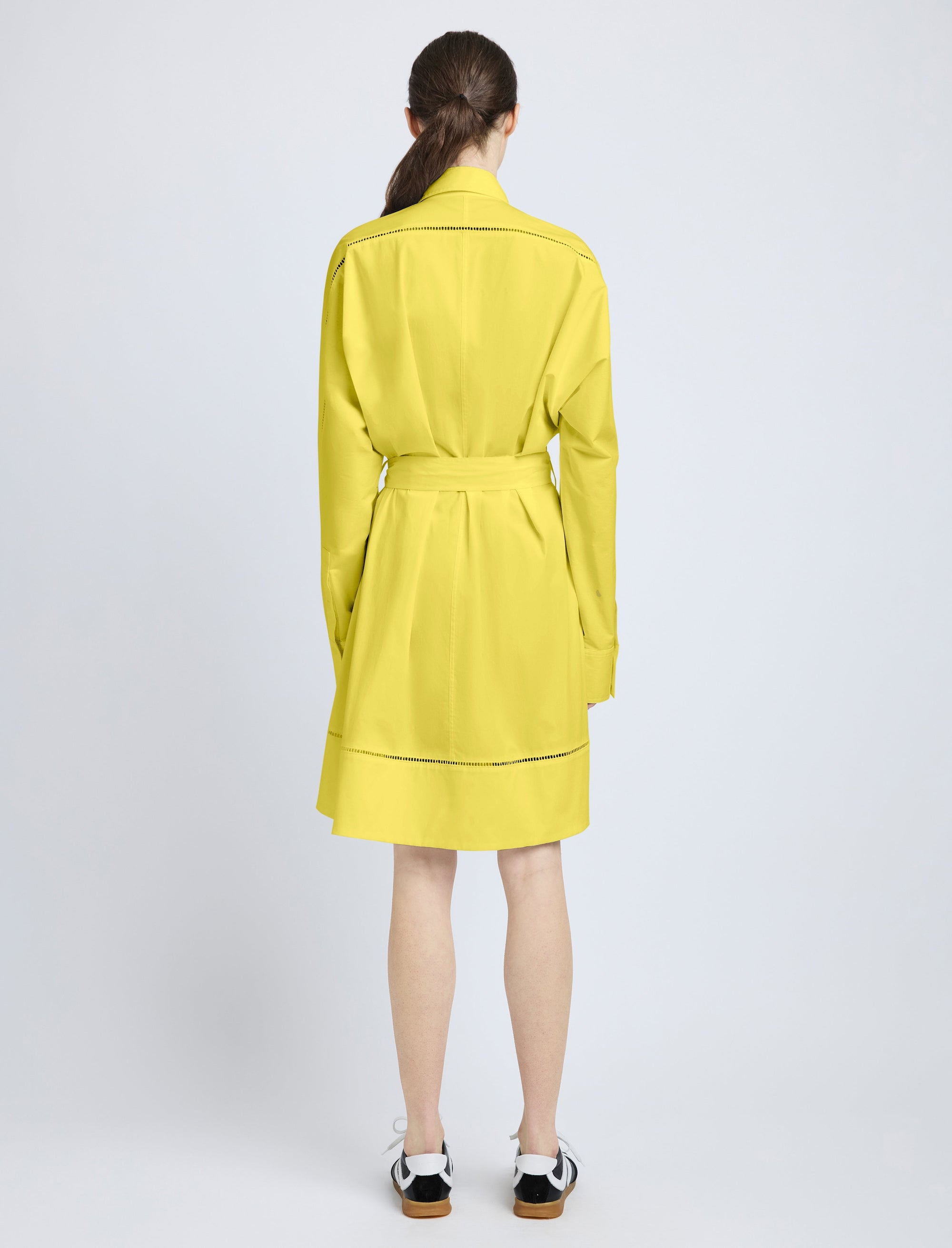 Robe Sammy en popeline de coton - Yellow