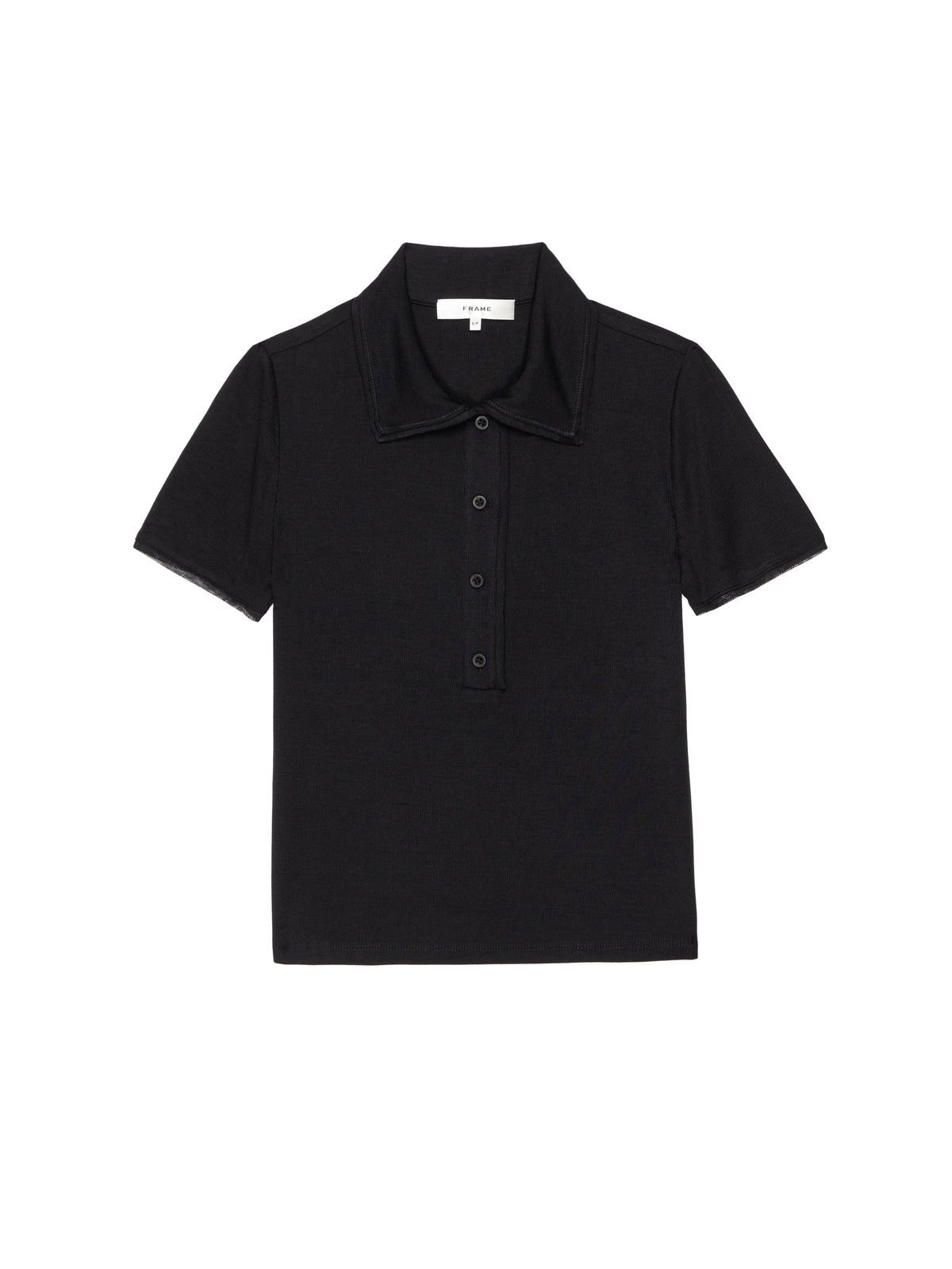 THE MESH TRIM POLOBLACK