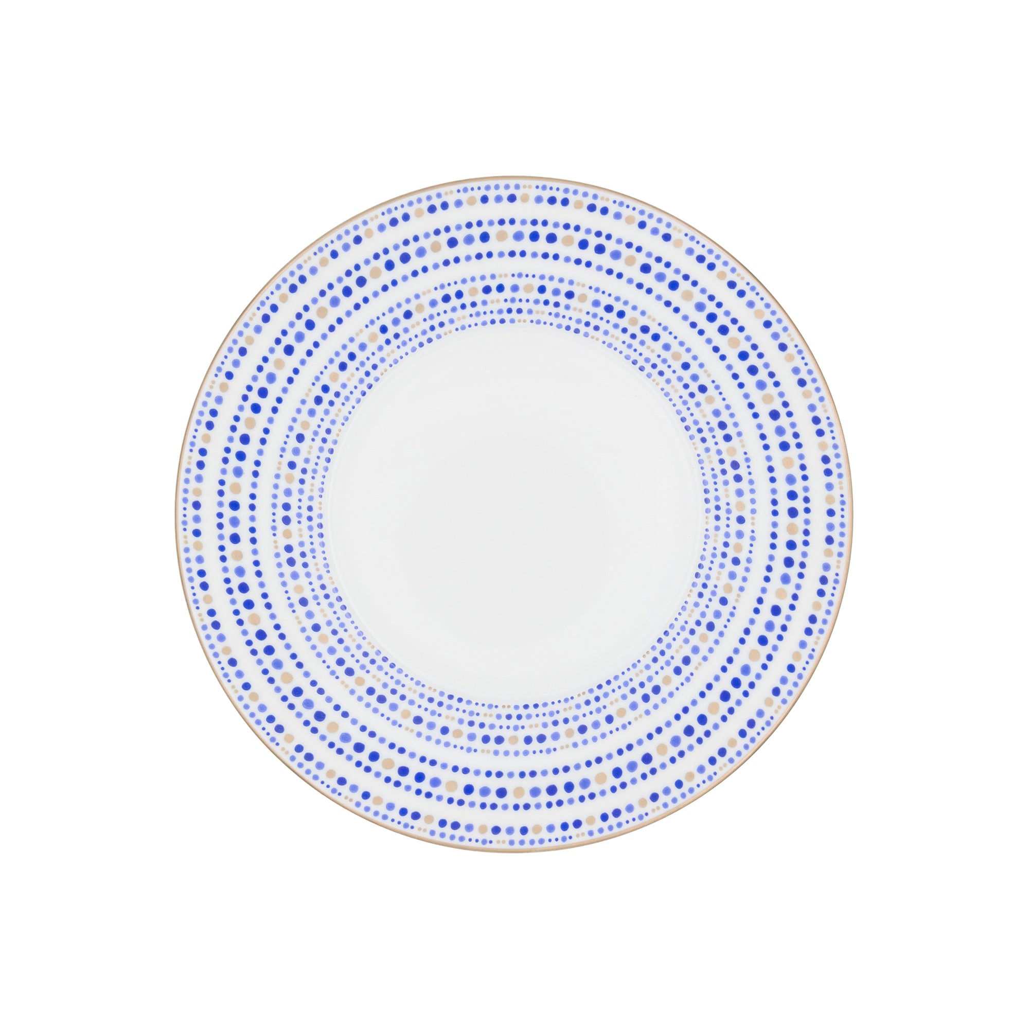 Assiette à dîner Villa Toscana en porcelaine - Indigo