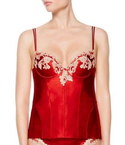 Corset Maison en soie - Rosso & Rosa