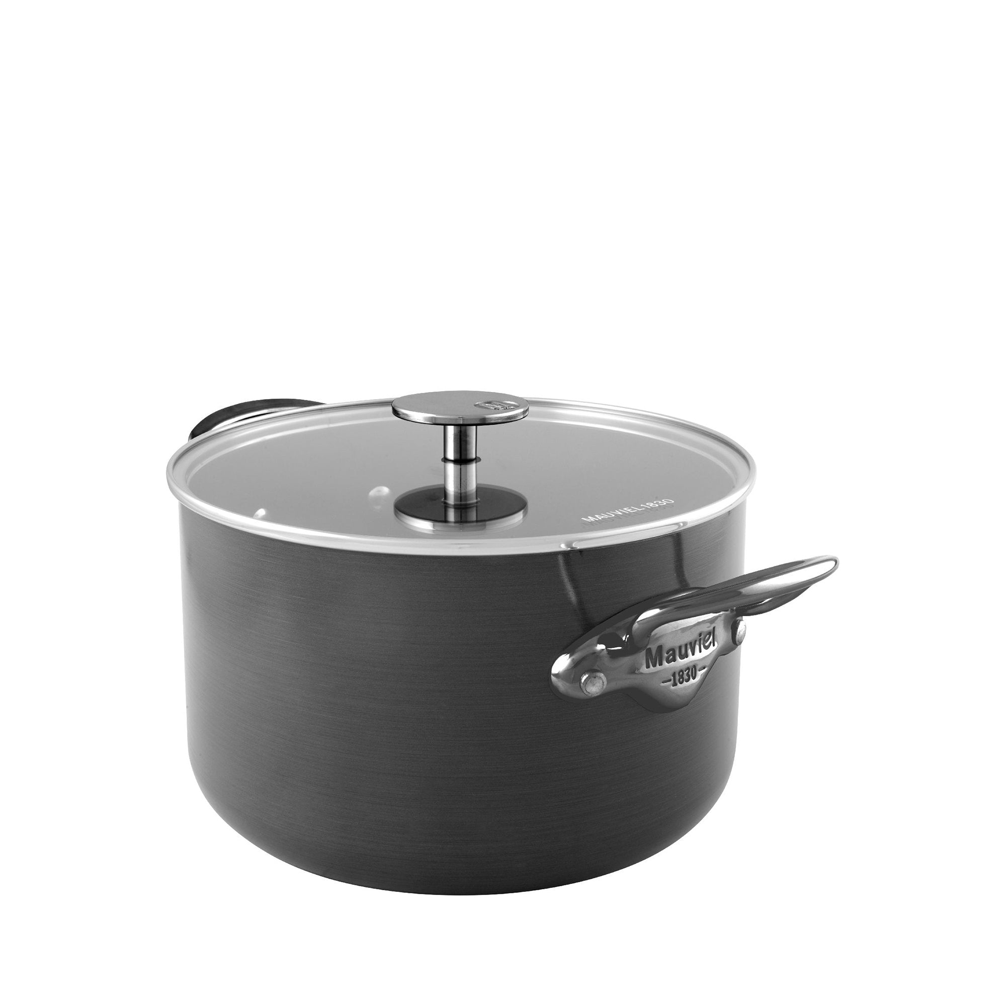 Cocotte 24cm M'STONE ONYX en aluminium avec couvercle