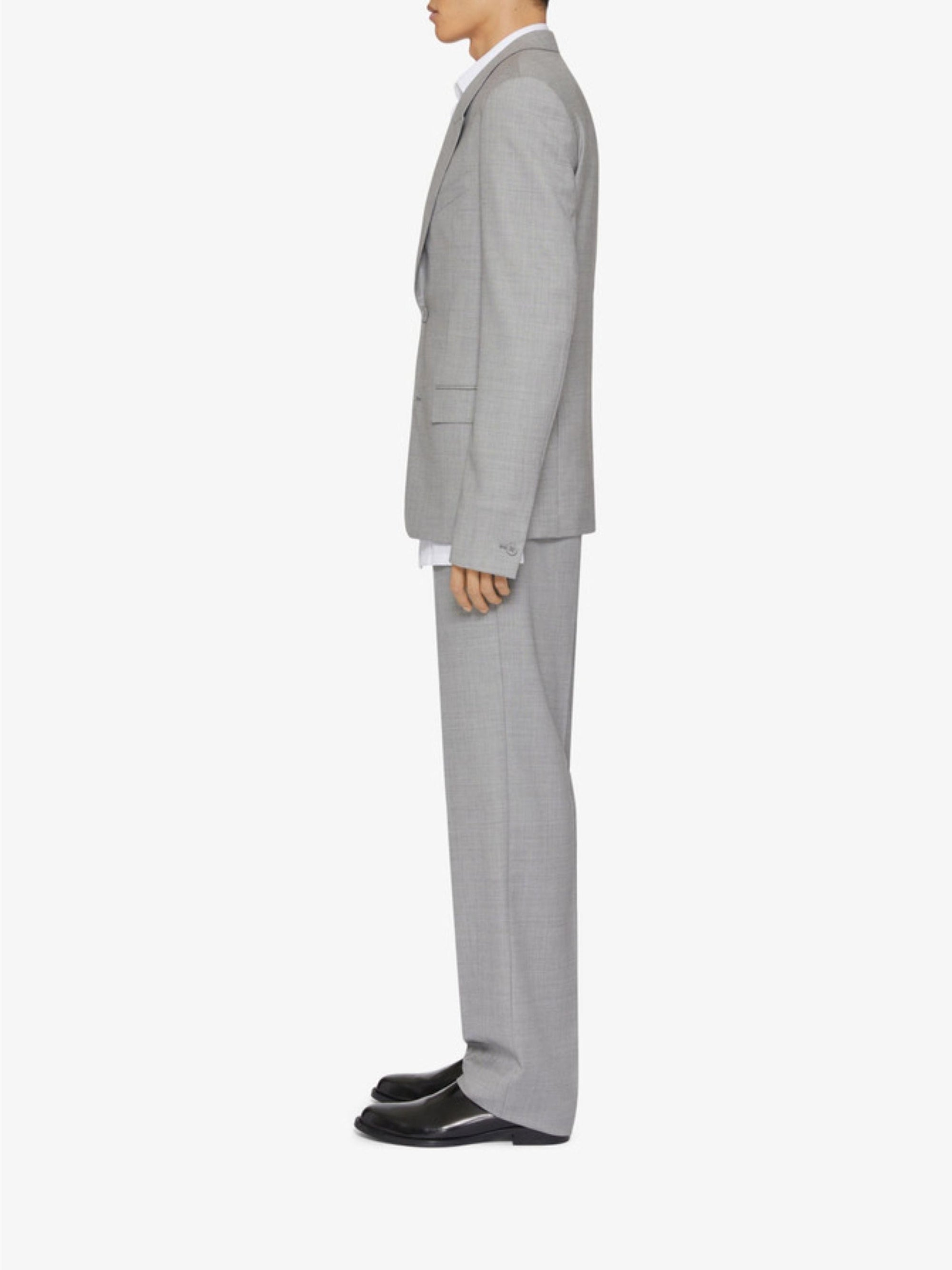 REGULAR FIT PEAK LAPEL JACKET