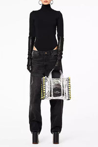 Sac cabas The Tote Bag verni - Silver
