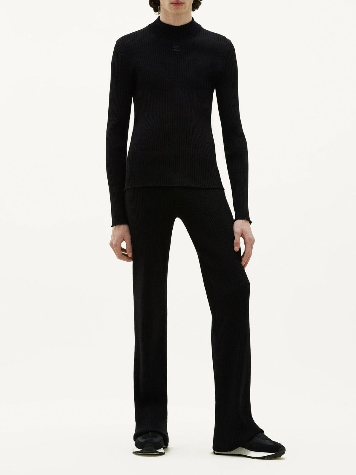 Pull col montant - Black