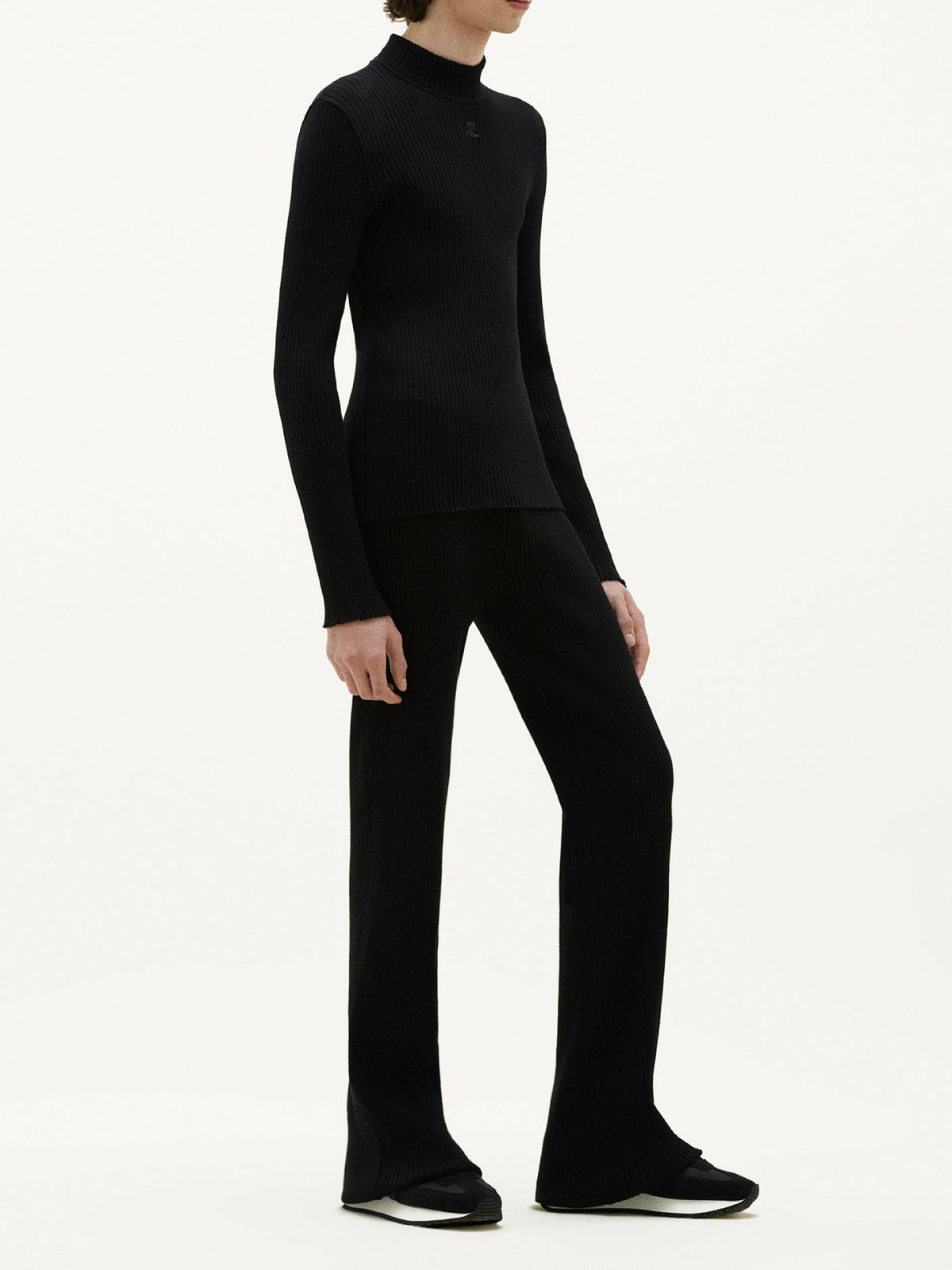 Pull col montant - Black