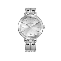 Moorea watch in steel 40 mm - Silver sunray