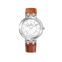 Moorea watch in steel 40 mm - Silver sunray