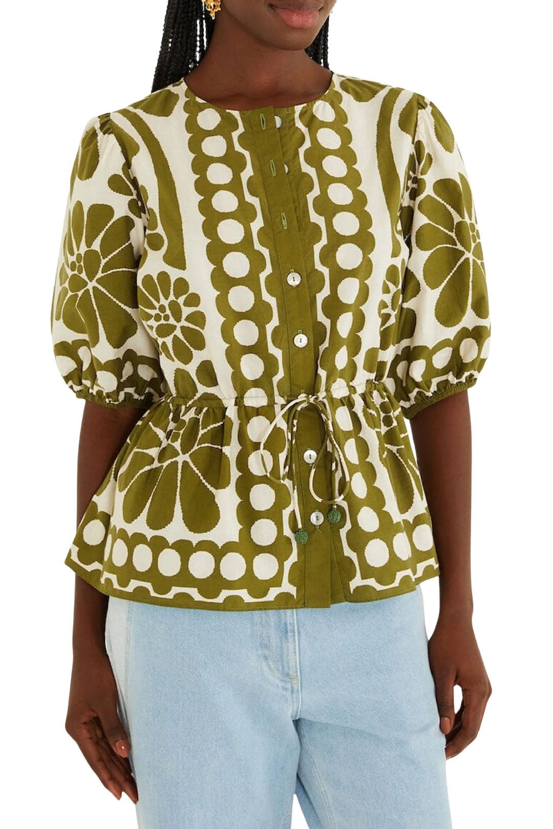 FELIX_JAMBES_Palermo Green Blouse - Palermo Green