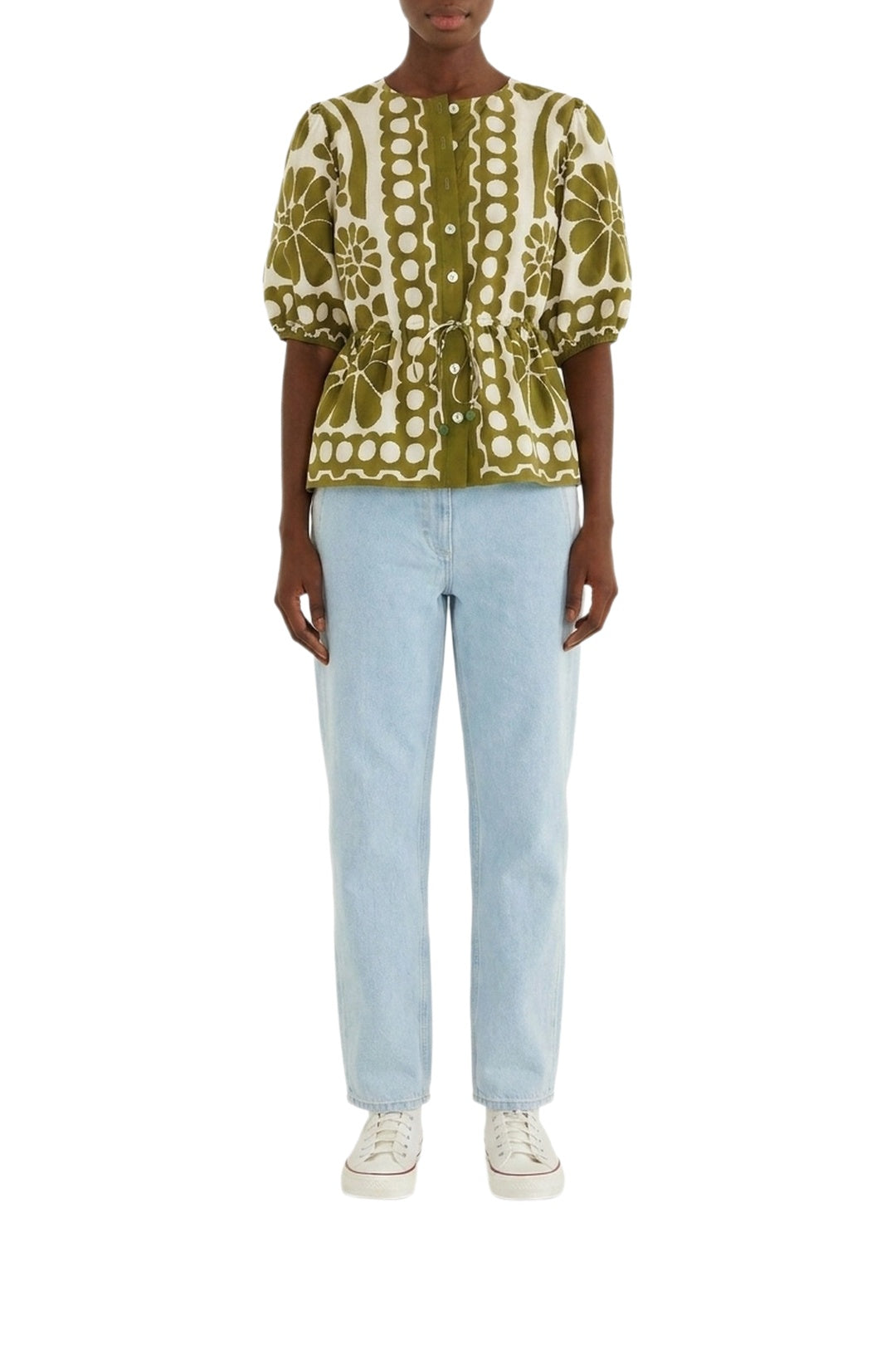 NEW_FELIX_JAMBES_Palermo Green Blouse - Palermo Green