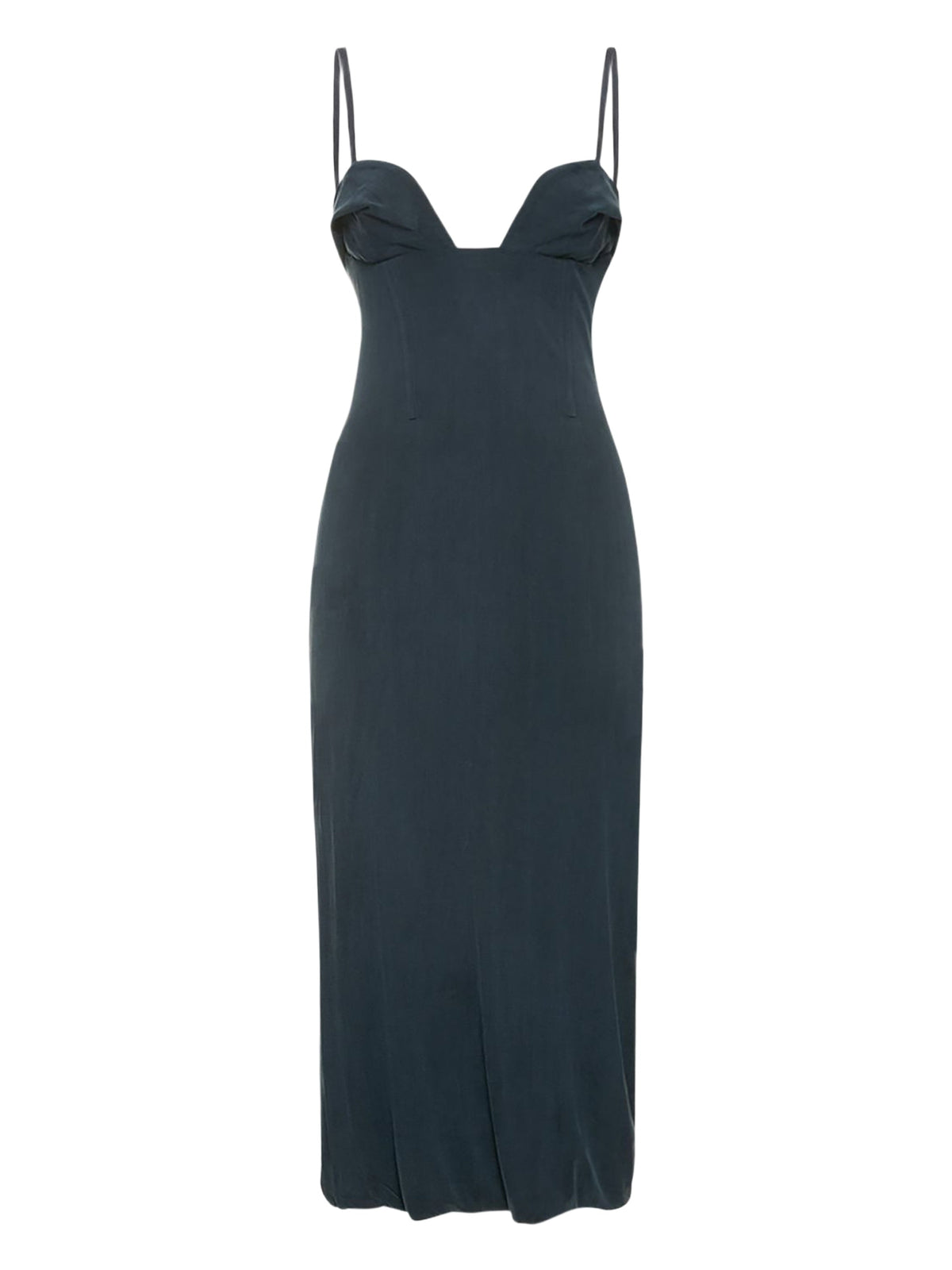 120€ / 1 sold //1 QTY / ST100%   Robe Praia en jersey drapée - Navy