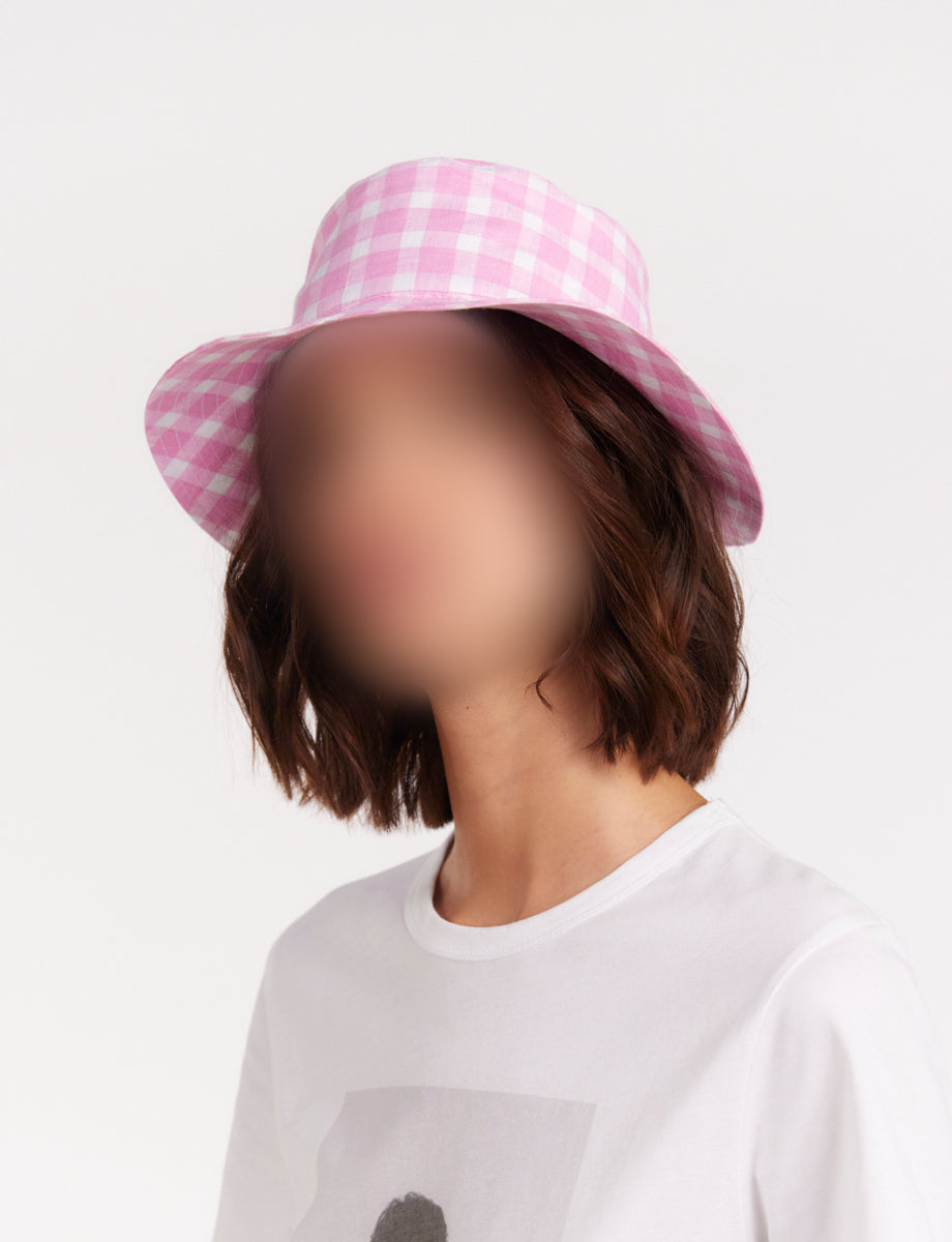 12qty RELIQUAT 35€ 0%  / Bob Andres en lin - Pink White