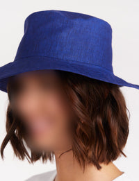 23qty RELIQUAT 35€ 0%  / Bob Andres en lin - Blue Navy