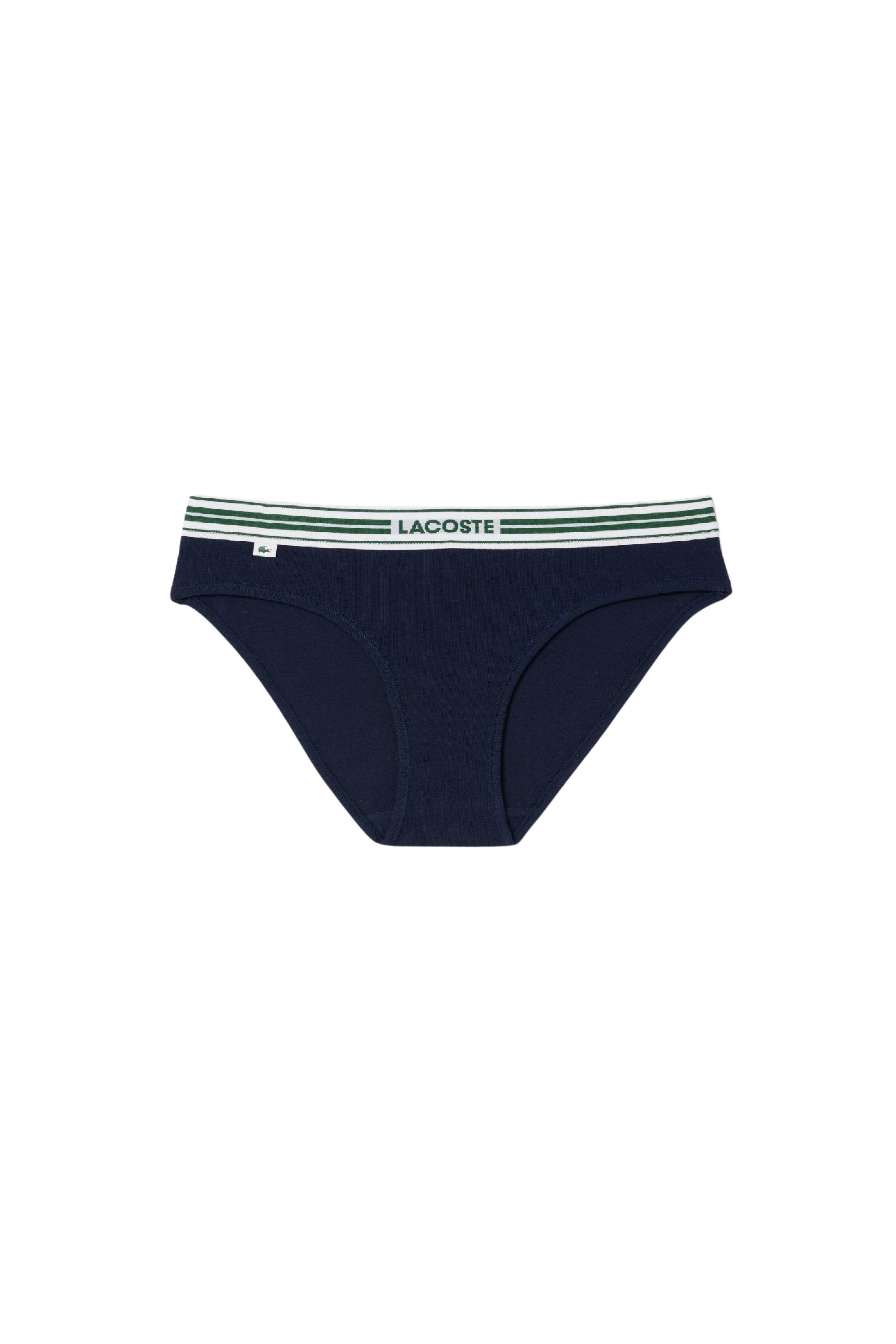 Culotte stretch ceinture rayée - Marine