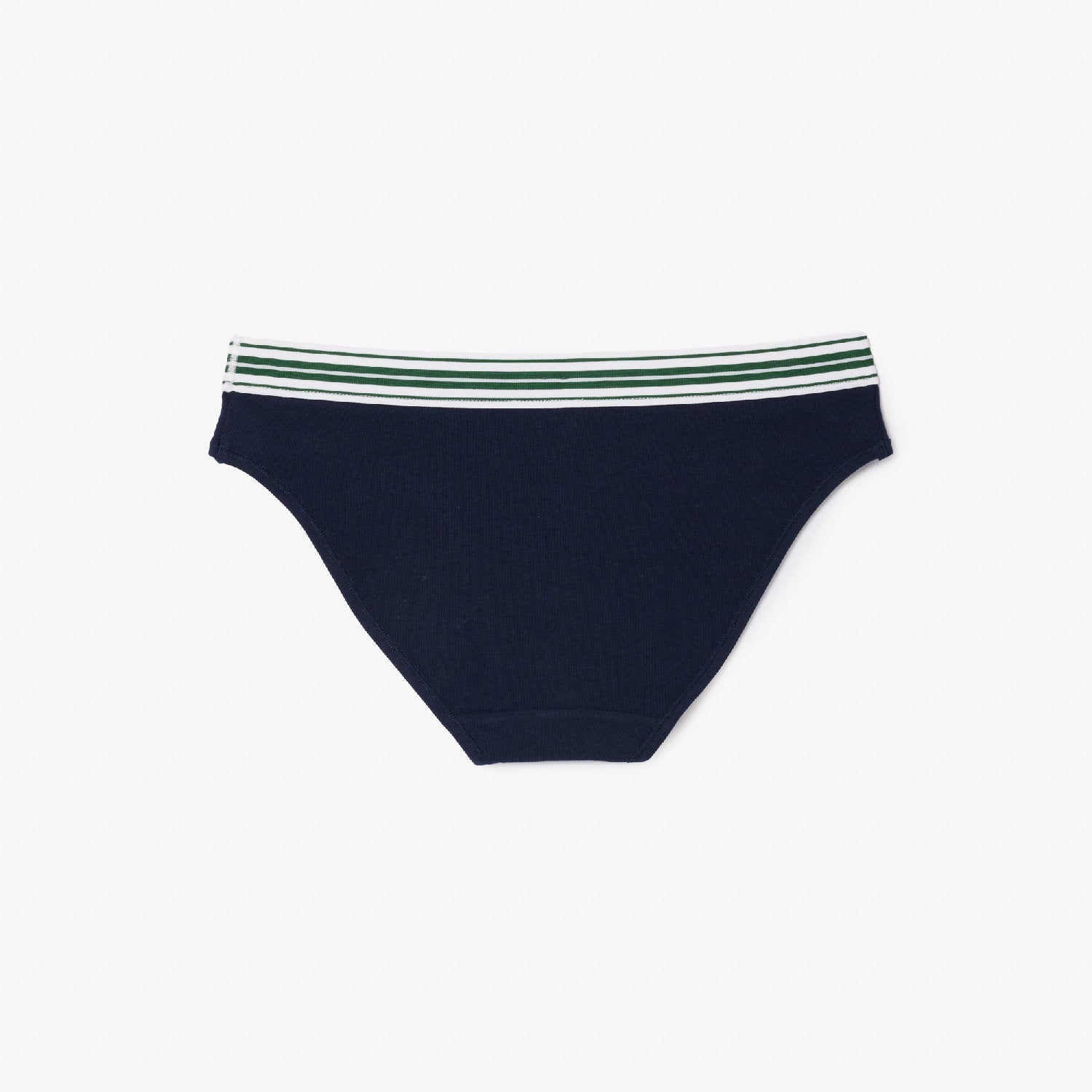 Culotte stretch ceinture rayée - Marine