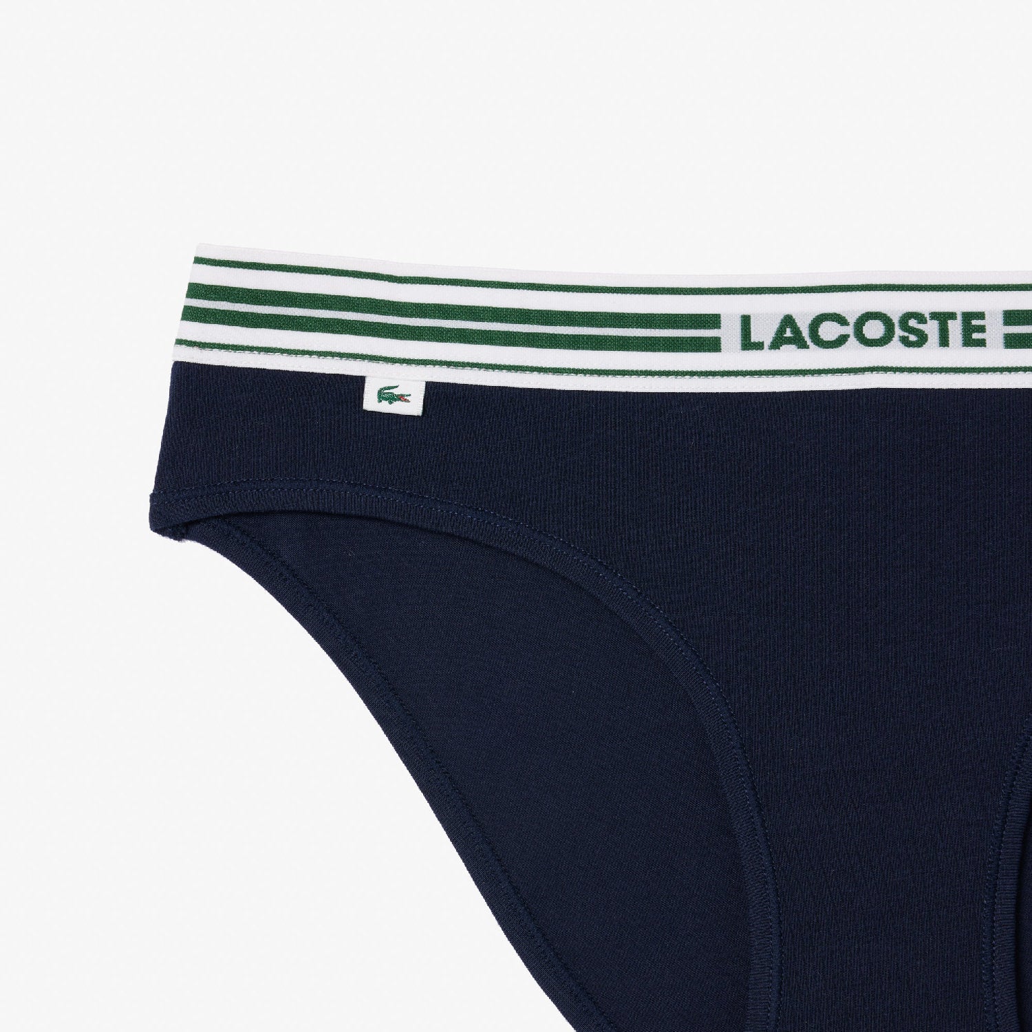 Culotte stretch ceinture rayée - Marine