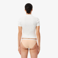 Set of 3 stretch knickers - Biscuit & Blanc Black