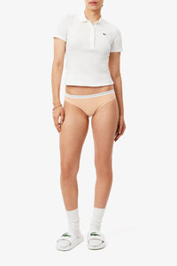 Set of 3 stretch knickers - Biscuit & Blanc Black