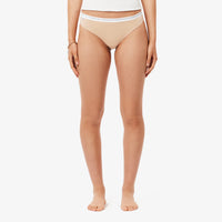 String Underwear - Biscuit & Blanc-Noir