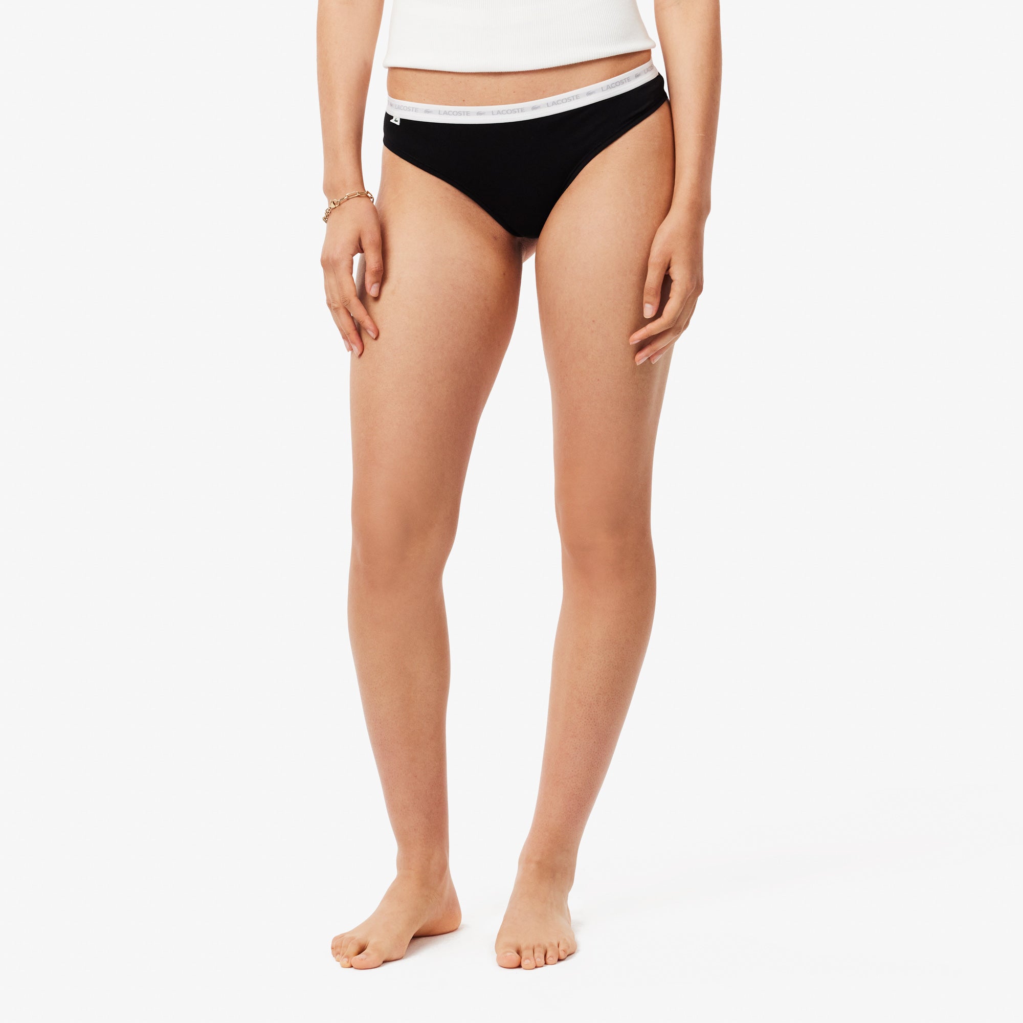 String Underwear - Biscuit & Blanc-Noir