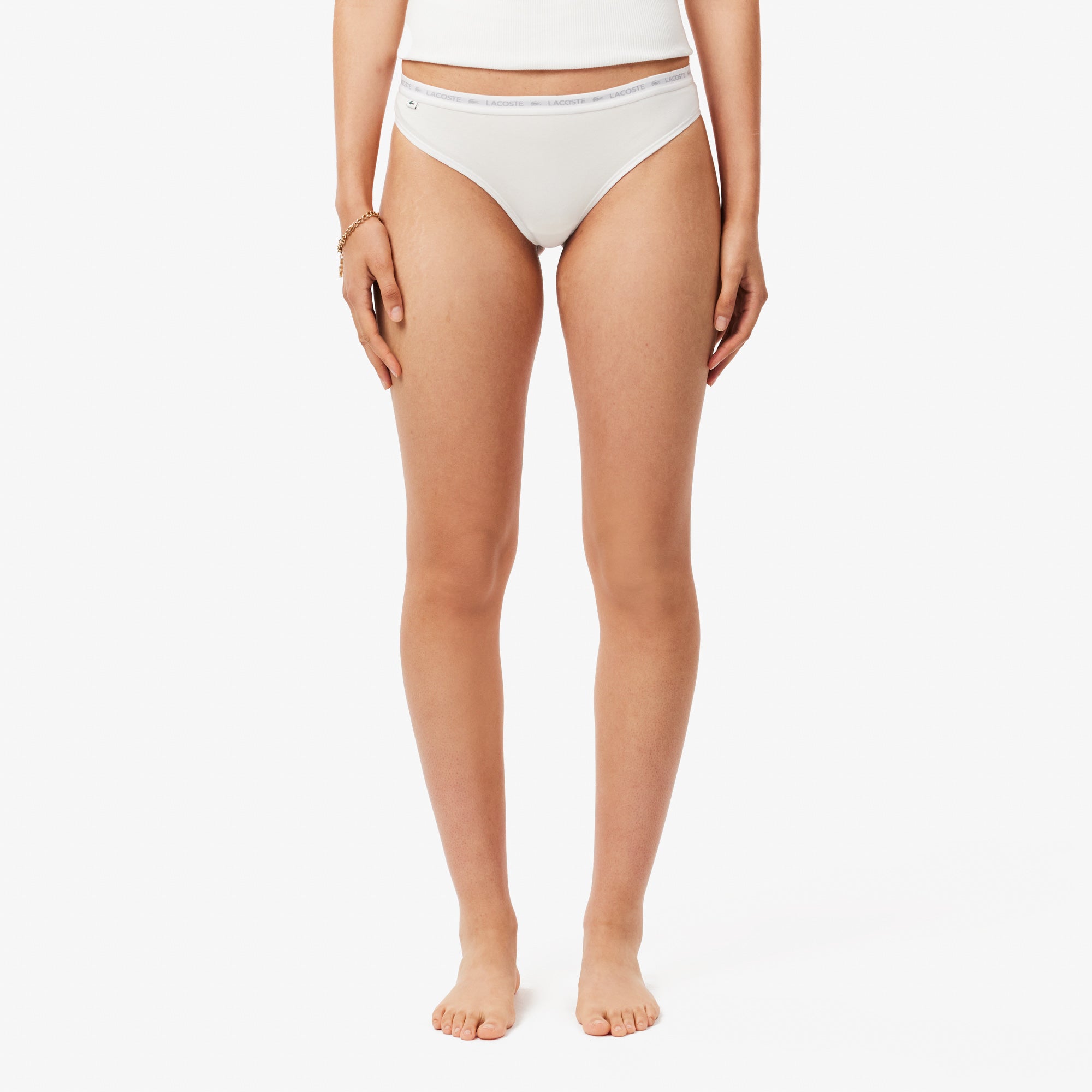 String Underwear - Biscuit & Blanc-Noir