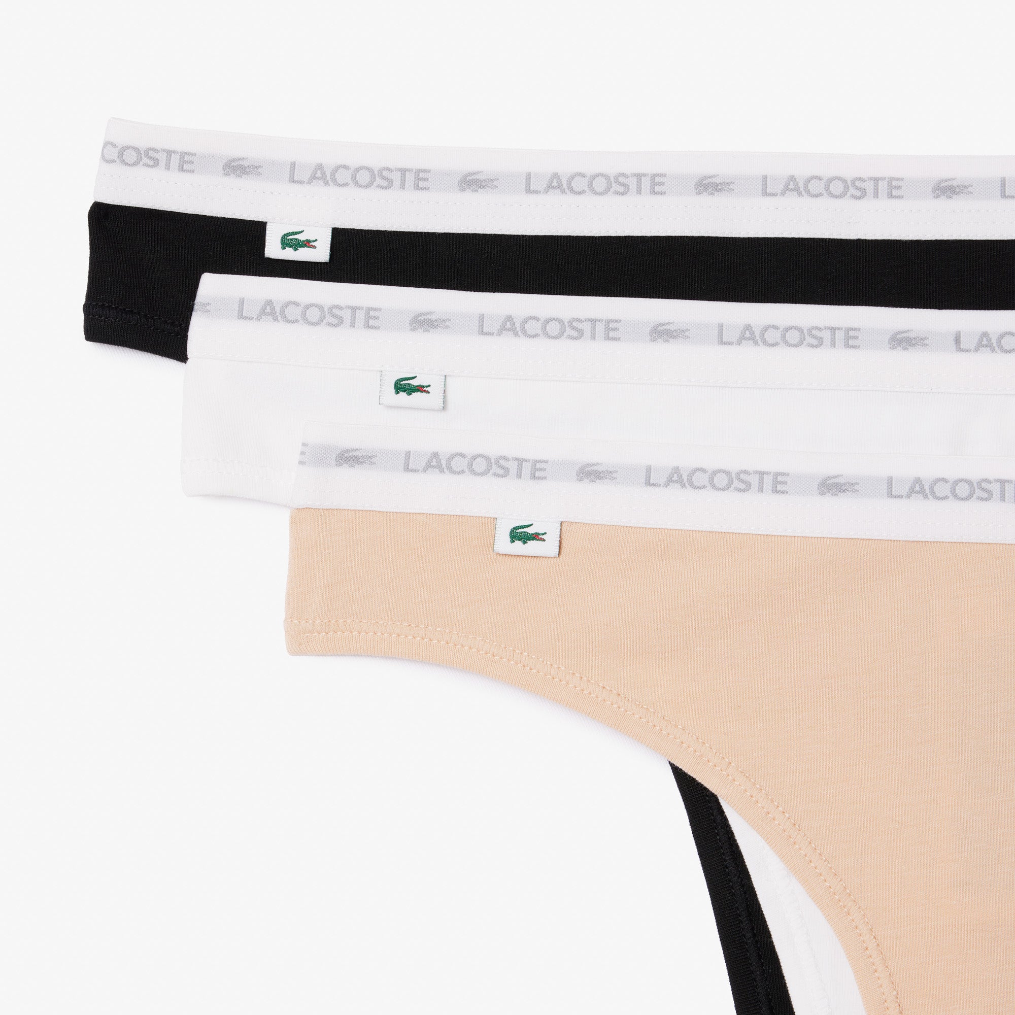 String Underwear - Biscuit & Blanc-Noir
