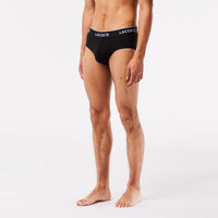 Set of 3 briefs with branded waistband - Black & White